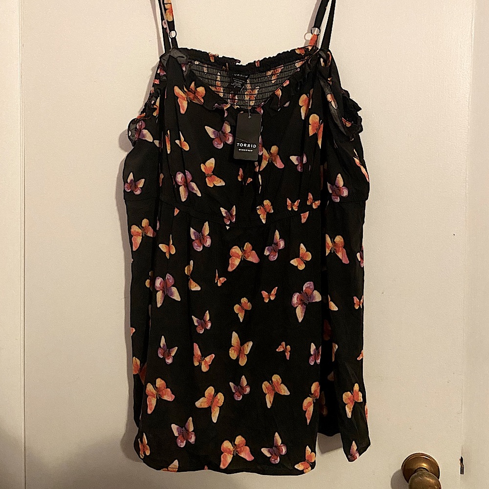 Torrid Butterfly tank top